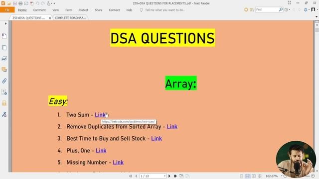 2023 FASTEST And COMPLETE DSA Roadmap For Placement in 60 days (Guide + pdf) | 250+ DSA Questions ? смотреть онлайн