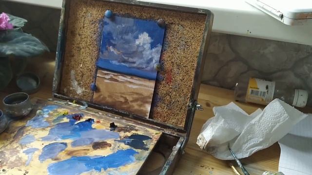 Speed drawing: seascape | морской пейзаж | масло, холст | oil paint, canvas смотреть онлайн
