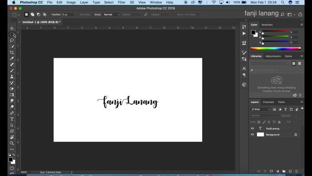 How To Create Brush : Signature Name In Photoshop смотреть онлайн