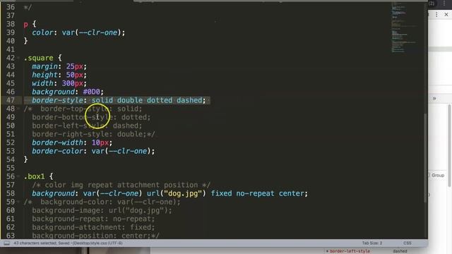 Border Style Shorthand CSS | CSS Tutorial Part 31 смотреть онлайн