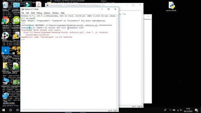 Python 3.7 - Module Turtle-Draw Circle смотреть онлайн