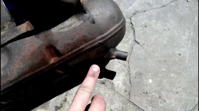 чистим глушитель YAMAHA JOG смотреть онлайн