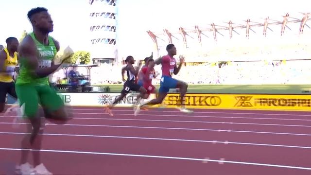 Kerley destroys field in 100m heats | World Athletics Championships Oregon 2022 смотреть онлайн