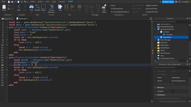 How to make a Daily Leaderboard that reset everyday in Roblox Studio смотреть онлайн