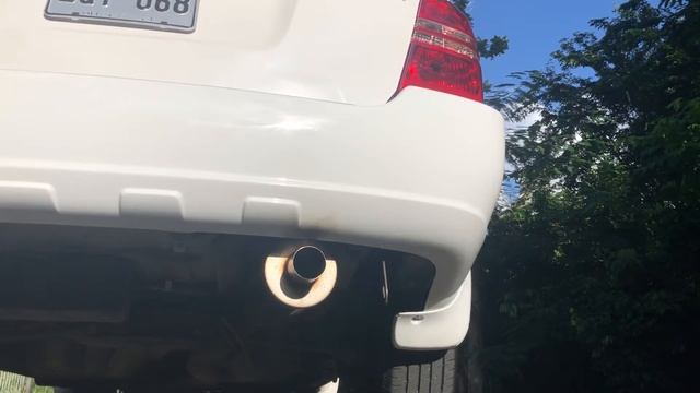 2001 Toyota Highlander 2.4 L 2AZ-FE catless headers and performance muffler. смотреть онлайн