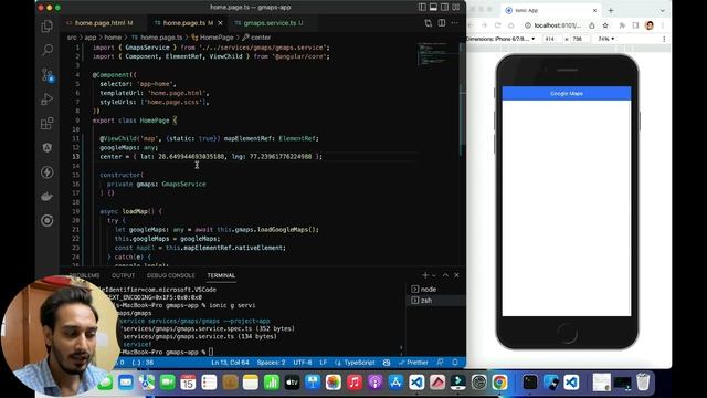 Ionic 6+ Google Maps | Integrate Javascript Google Maps API | Add & Remove Markers смотреть онлайн