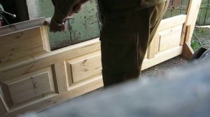 разборка филенчатой двери