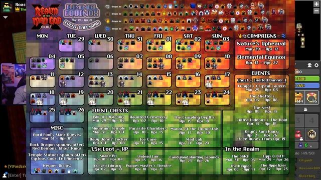 Realm of the Mad God Easter Elemental Event Guide - RotMG Elemental Event Guide смотреть онлайн