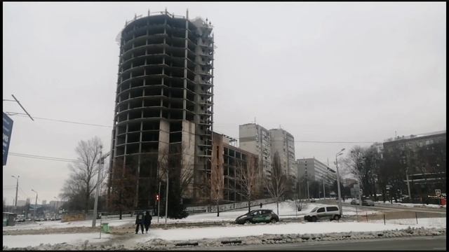 Kharkiv kosmicheskaya street.Харьков улица Космическая. смотреть онлайн