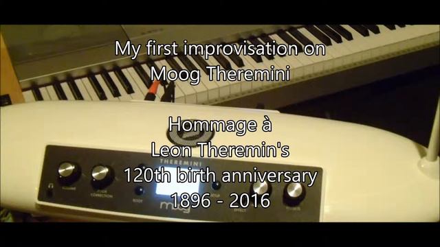Improvisation on Moog Theremini - Leon Theremin's 120th birth anniversary смотреть онлайн