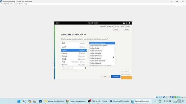 How To Install Fedora 39 in VirtualBox | Fedora Workstation 39