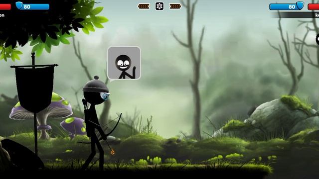 стал лучником в Stickman Archer онлайн /прохождения Stickman Archer онлайн #1