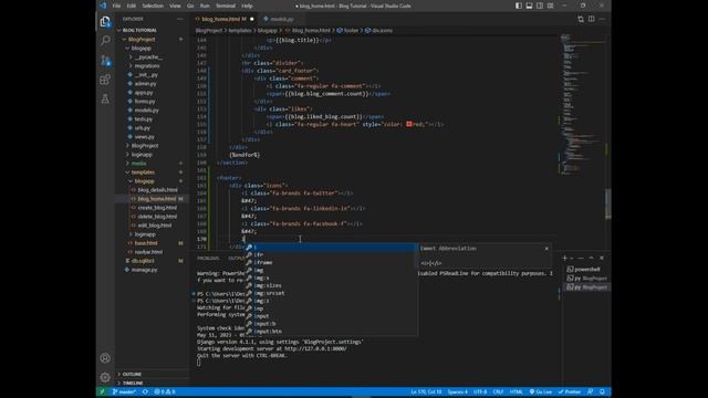 Part 18 : Blog Home (2) | Python and Django Blog | #django #python #html #css #blog смотреть онлайн