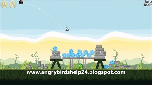 [2-11] Angry Birds - Poached Eggs - 3 birds - 3 stars смотреть онлайн