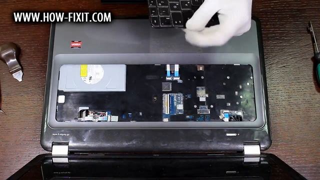 How to replace keyboard on HP Pavilion G7 1000 Series laptop смотреть онлайн