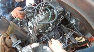 первый  установленный ТНВД ямз 236. на смд 60. отчёт работы двигателя.