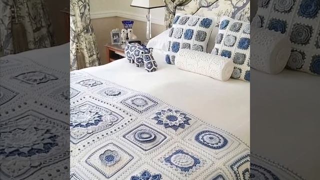 Вязаные крючком пледы: шик, блеск, красота! смотреть онлайн