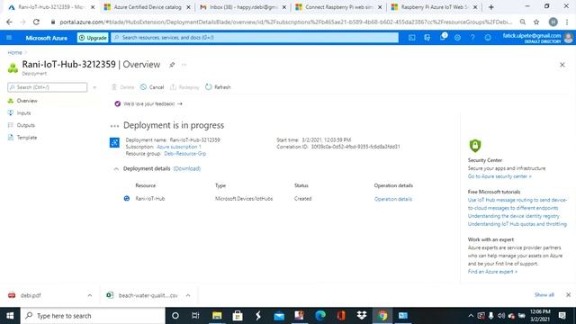 Connect Raspberry Pi online simulator to Azure IoT Hub | Building IoT solutions using Pi and IoT Hu смотреть онлайн