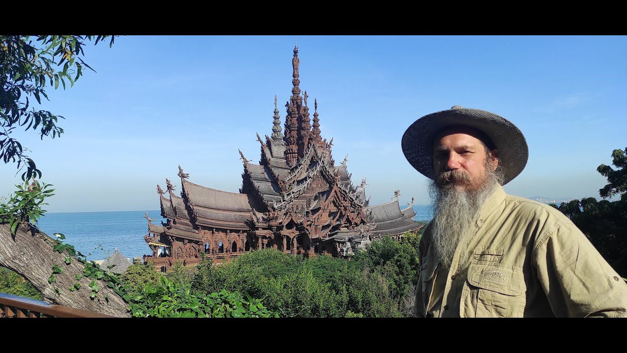 Паттайя, Таиланд Храм Истины(Обитель истины). смотреть онлайн