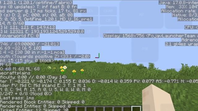 FPS boost Pojavlauncher (fps test) 8 chunks in 1.20.1 смотреть онлайн