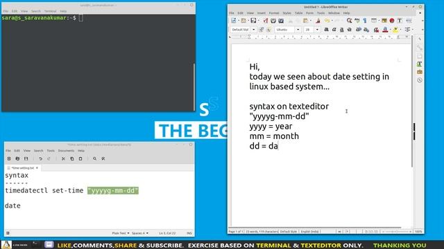 Date setting for linux using terminal || smart sky begin смотреть онлайн
