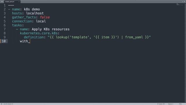 Apply Multiple Yaml Files at Once on Kubernetes K8s or OpenShift OCP - Ansible k8s and fileglob смотреть онлайн