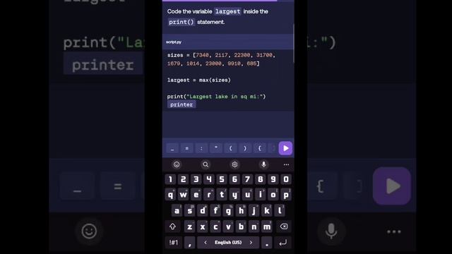 ايجاد اكبر واصغر قيمة في القوائم | حل مشروع١ #mimo #python #+ #list #min #max смотреть онлайн