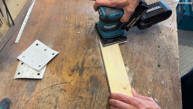 Makita DBO480Z Akku Schwingschleifer Test | Olis Welt