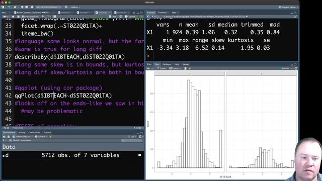 t-test and Assumption Checking in RStudio смотреть онлайн