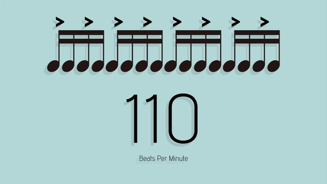 BPM = 110　メトロノーム - metronome - 16分 アクセント2-5 смотреть онлайн
