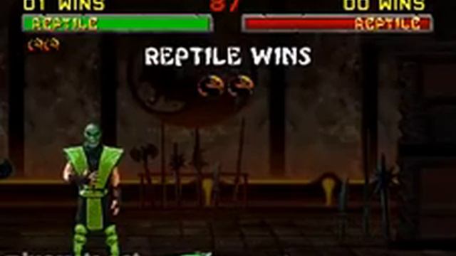 Бесплатные игры онлайн Mortal Kombat II Fatality 1 Reptile смотреть онлайн