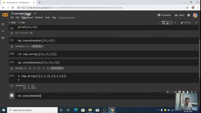 How to Concatenation of numpy array ! ( tutorial 7 ) Machine learning series in hindi смотреть онлайн
