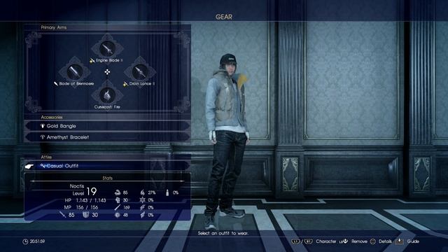 Final Fantasy 15 Change Clothes смотреть онлайн