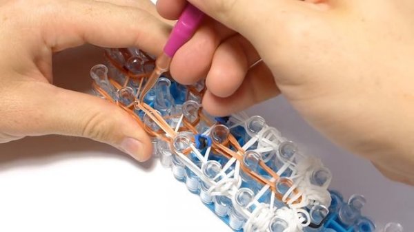 СОБАКА ШНАУЦЕР на ручку из резинок Rainbow Loom Bands. Урок 349 | Dog Rainbow Loom