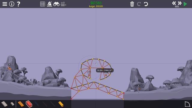 Poly Bridge 2 3-15: Looper's Revenge