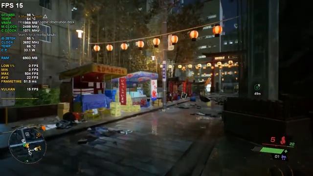GTX 650 2GB | Ghostwire : Tokyo | Core i5 3570K - 720p, Low | Pc Test смотреть онлайн