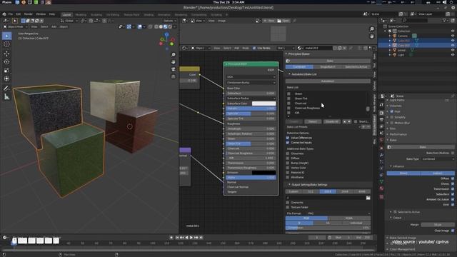 Blender Addons for Materials Baking смотреть онлайн