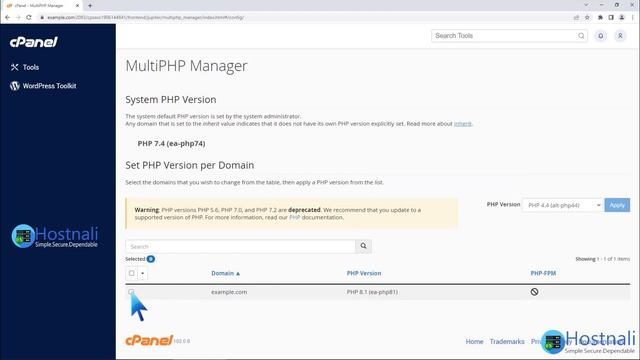 How to Reset the PHP Version to the Default Version, Using cPanel смотреть онлайн
