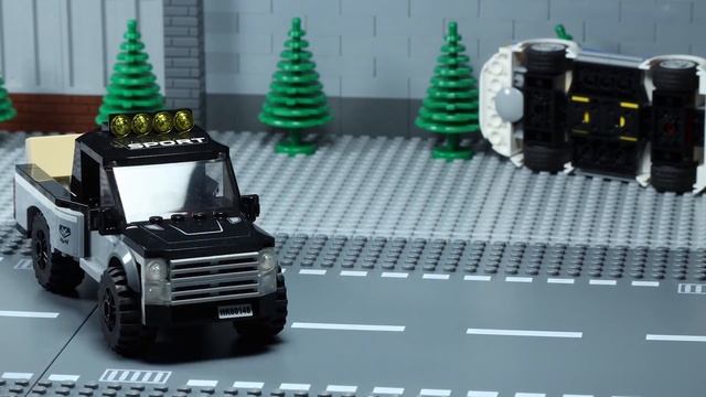 They Broke The Bank Vault With The Excavator - Lego City Bank Robbery смотреть онлайн