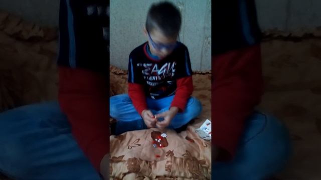 Распаковка Лего Minecraft Грибная корова скелет и паутина смотреть онлайн