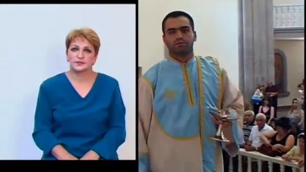 Holy service in gestural language / Սուրբ Պատարագի արարողությունը ժեստերի լեզվով