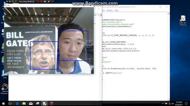 Program : Face Recognition use opencv in python смотреть онлайн