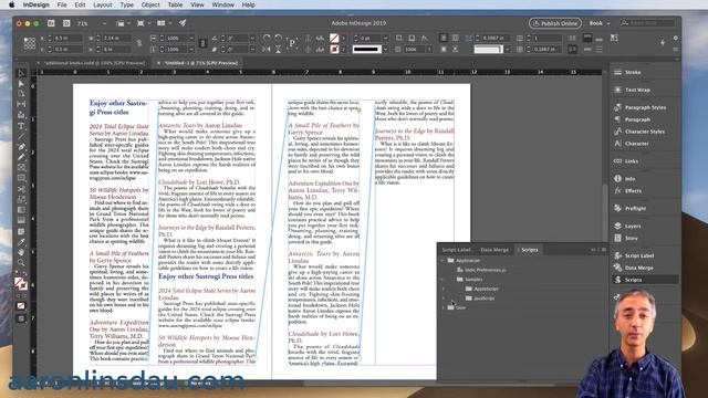 How to Split and Separate Text Frames in a Text Thread in Indesign смотреть онлайн