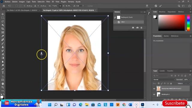Como Crear Fotos Tamaño Carnet en Adobe Photoshop Fácil y Rápido ? смотреть онлайн