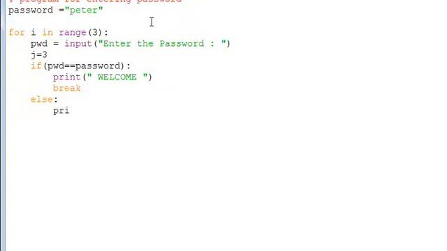 Simple Program to Enter Password in Python смотреть онлайн