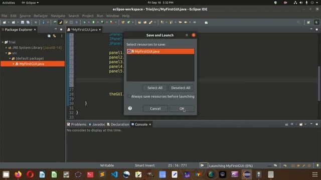 JPanels and BorderLayout смотреть онлайн