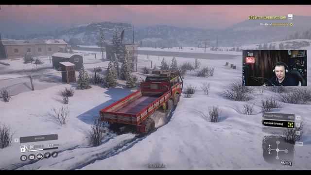 SnowRunner: Кольский полуостров (РФ). Идем в бой на Татре Т813! смотреть онлайн