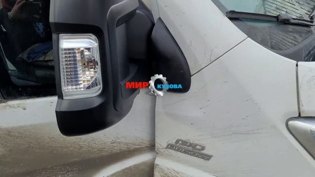 Peugeot Boxer Установка зеркало заднего вида боковое новое Пежо Боксер МирКузова смотреть онлайн