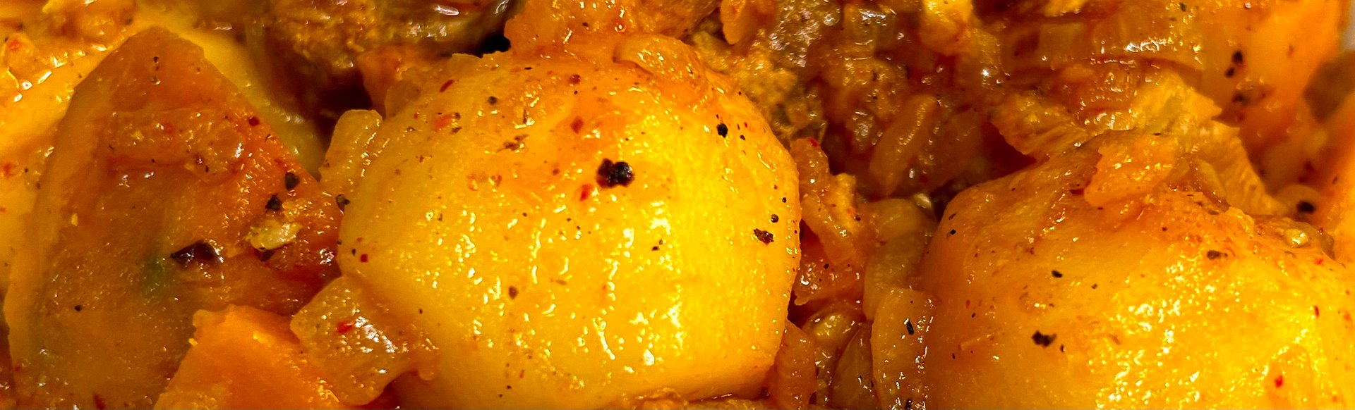 Вкуснейшее жаркое- мой рецепт, с мясом, картофелем и тыквой!