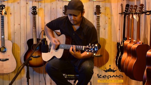 KEPMA B1E-OM ALL SOLID ACOUSTIC GUITAR SOUNDTEST DEMO смотреть онлайн